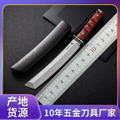 电商热卖厂家直销鬼切龙骨一体锋利木鞘刀野营户外求生随身耐磨刀