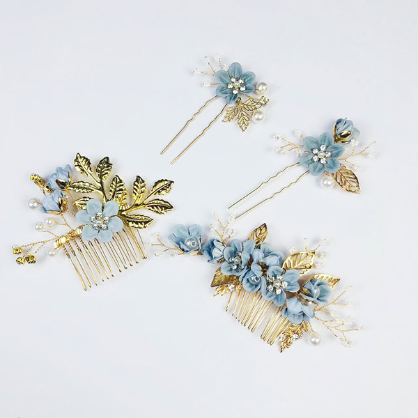 hair accessory for bride pearl