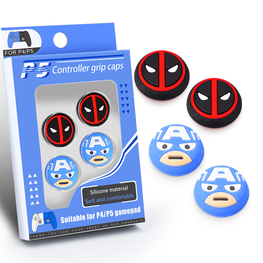 En stock PS5 mango Rocker Cap tapa de silicona PS5 juego mango Rocker tapa protectora botón tapa traje