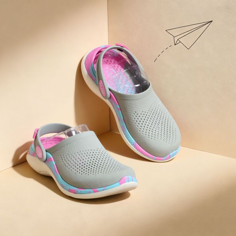 Two-Tone Second-Generation Crocs Literide Beach Sandals, Lightweight Non-Slip Water Shoes, Non-Slip 206708
