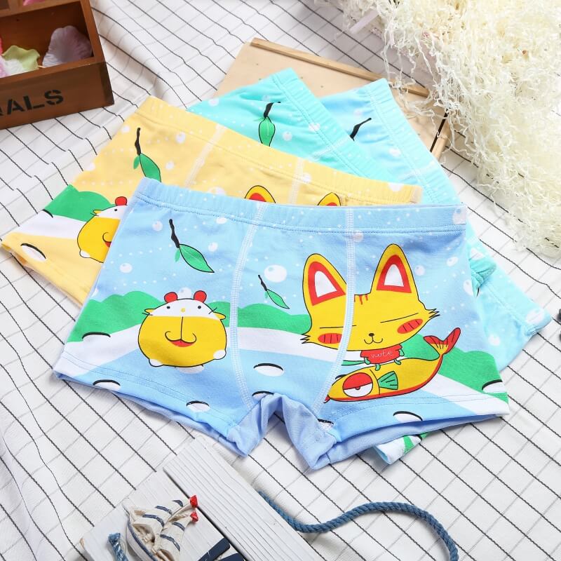 Special Treatment . Boy Underwear Stall children Underwear PP summer Thin section Four shorts