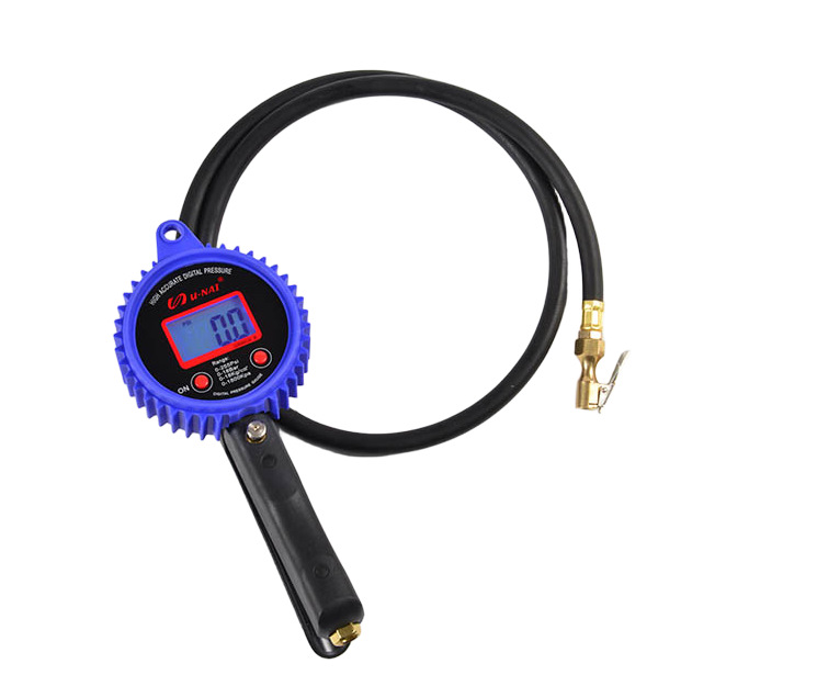 PA material LCD digital tire pressure gauge, high-precision inflation gauge, tire inflator and deflator