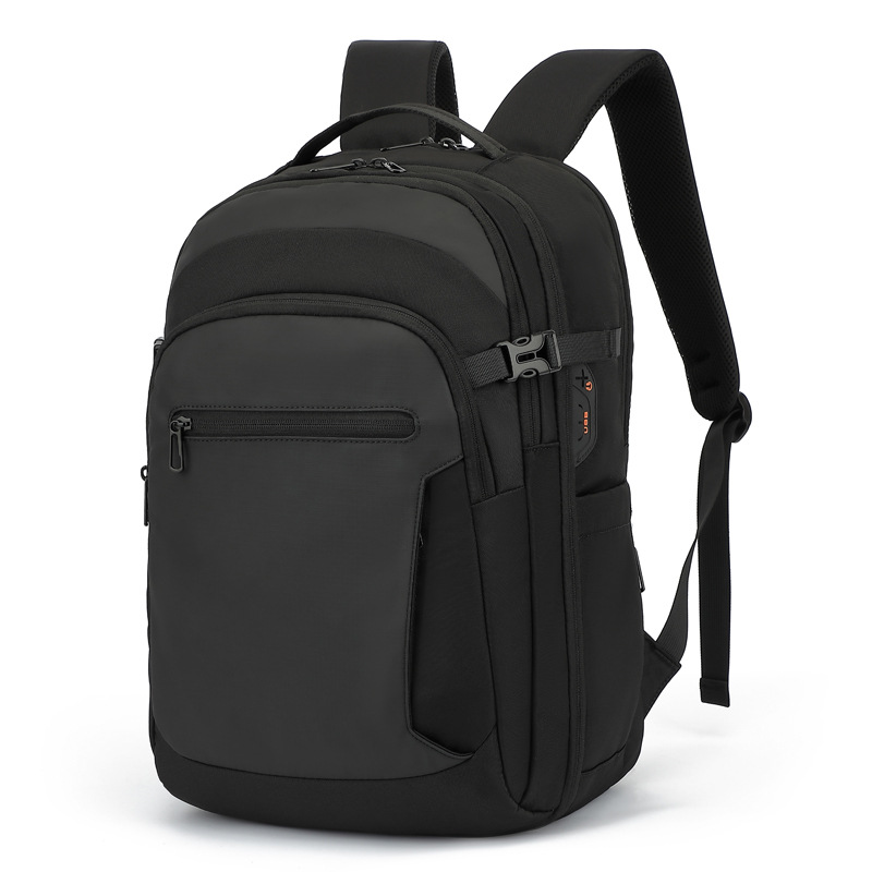 跨境新背包男双肩包可定制logo大容量多隔层分区干湿分离双肩背包