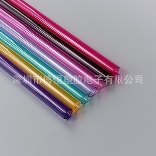Colorful Tritan Straws Highly Transparent Plastic Straws Water Cups Juice Straws Eastman Plastic Transparent Straws