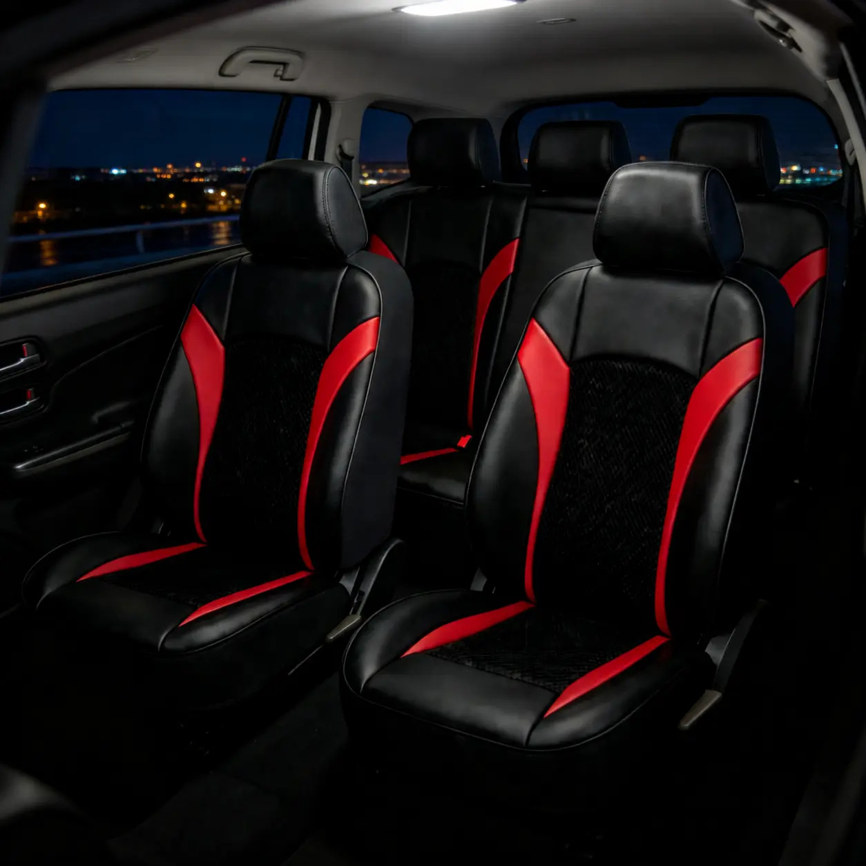 Cross-border foreign trade car seat cushion cover, full coverage, PU leather, easy to install, suitable for all seasons