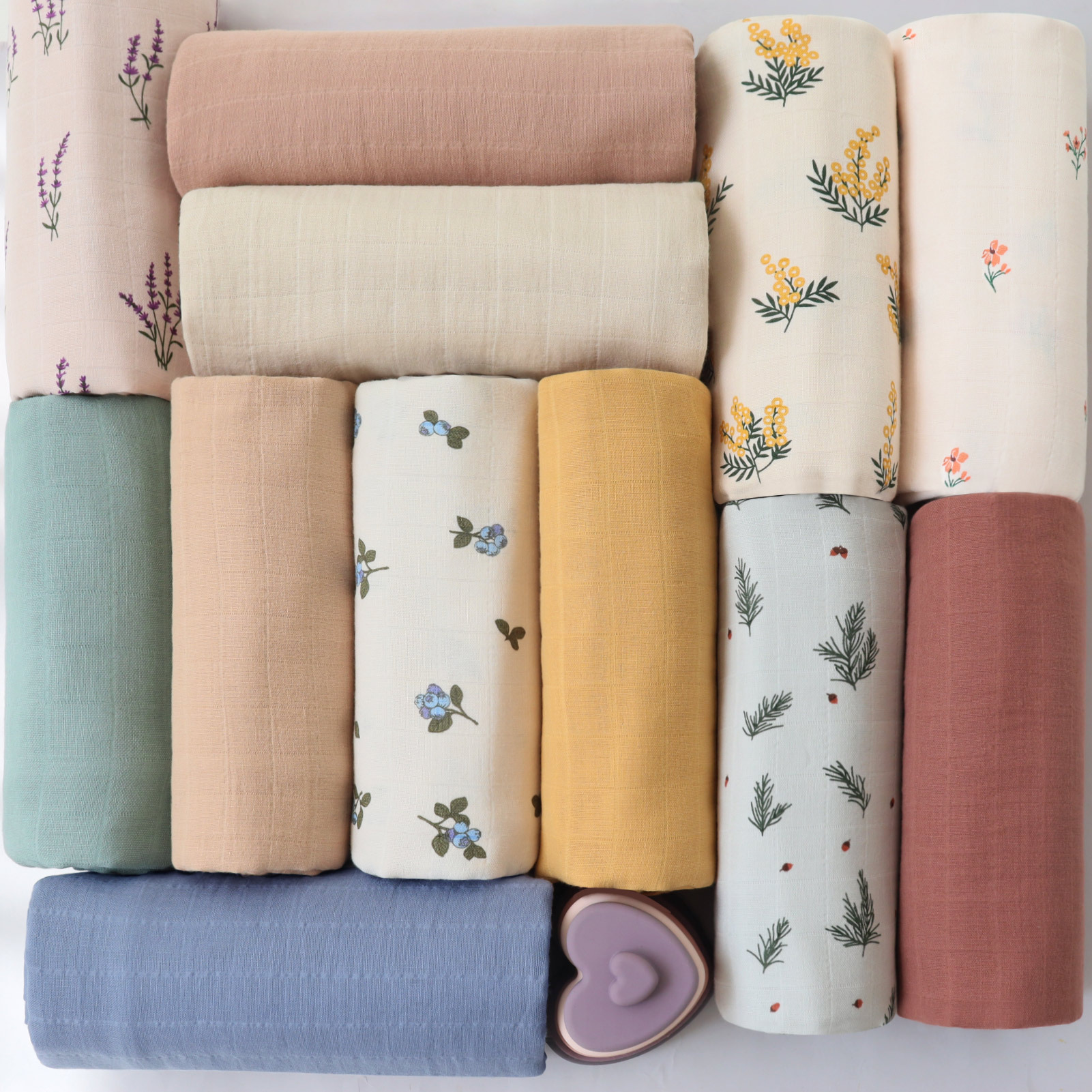 Title 1, Saf Pamuklu Çift Kat Gazlı Bebek Kundak Battani...