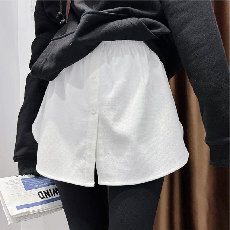 Small Fart Curtain Women's Matching Sweater Backing Artifact Shirt Fake Hem in Summer Small Fart Curtain Women's Matching Sweater Backing Artifact Shirt Fake Hem in Summer