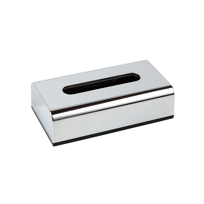 Galvanoplastia caja de pañuelos sala de estar rollo de papel tubo Hotel habitación de invitados caja de pañuelos de escritorio caja de almacenamiento transfronterizo
