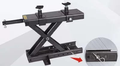 Avtomobil fırlanan platformaları Motorcycle Lift Platform - zx0901-2c-1100lb-with-safety-lock