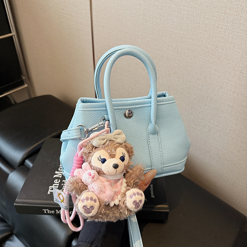 春夏の売れ筋ドーパミンカラー甘くてシンプルなポータブルバケットバッグ韓国風ファッション通勤多用途クロスボディレディースバッグ|undefined