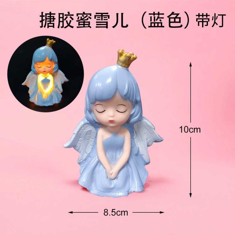 Decorative princess girl doll, cute collectible decor, plastic/resin, many styles and finishes