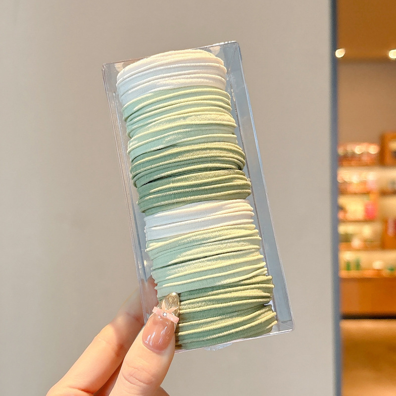 Cuerdas de cabello de dopamina para mujeres sin costuras, cuerdas de cabeza de alta elasticidad, anillo de cabello de correa simple y duradero, adorable tocado de niña