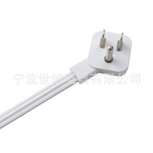 美规电源线三芯纯铜SPT-2 16/18awg扁插45度斜角三插超薄插头线