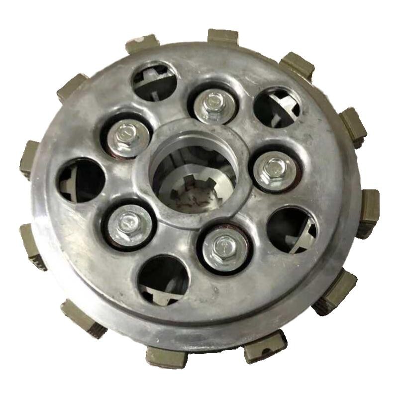 Fabricante transfronterizo Zongshen Piezas de motocicleta de tres ruedas Embrague de ensamblaje antiguo pequeño CG200 ensanchado 6 piezas 150FT125