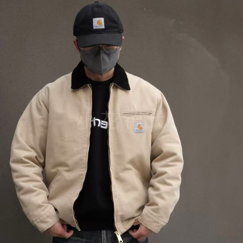 Kaha Detroit Workwear J01 Jacket Retro Mesh Canvas Autumn and Winter Lapel American Men's and Women's Jacket Kaha Detroit Workwear J01 Jacket Retro Mesh Canvas Autumn and Winter Lapel American Men's and Women's Jacket