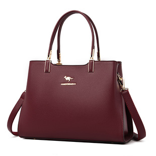 2021 new ladies handbag simple fashion middle-aged mother shoulder diagonal bag mother-in-law arm bag big bag