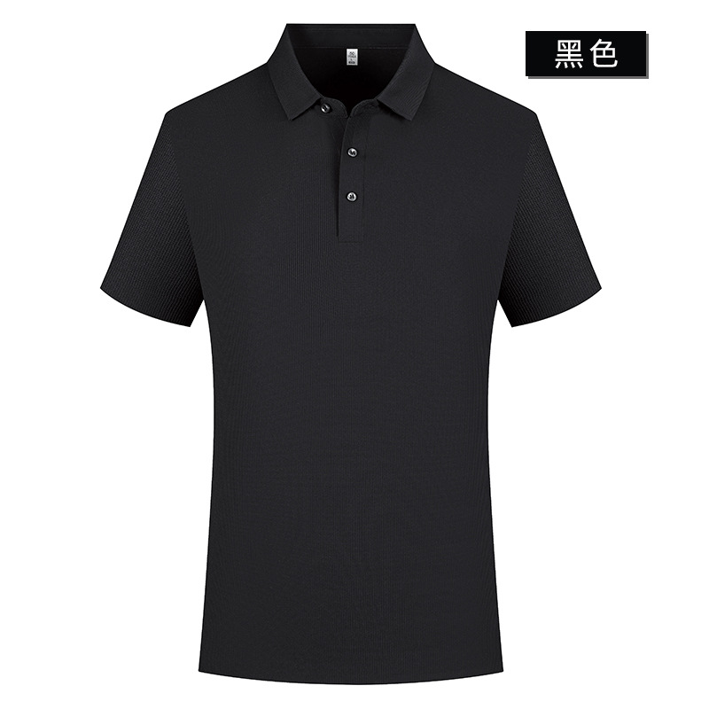 Nylon spandex adhesivo sin costuras 5A antibacteriano camisa de Polo de manga corta ropa de trabajo de verano personalizada ropa de trabajo impresa LOGOTIPO bordado