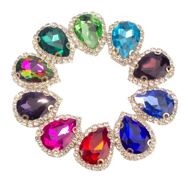 Glass crystal bracelet, wedding dress, bag, pack, decorations, accessories