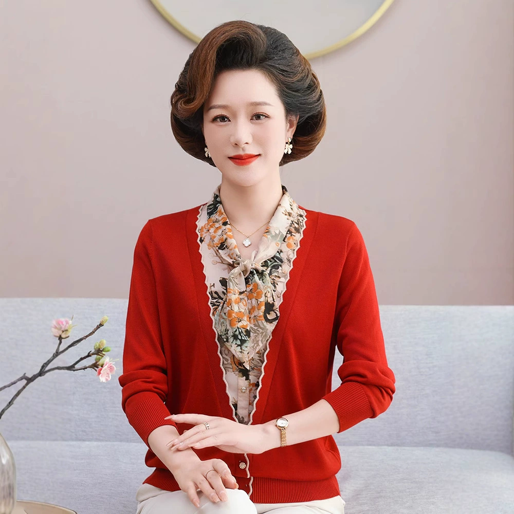 Весеннее платье мамы, иностранная одежда, женская праздничная свадебная рубашка среднего возраста