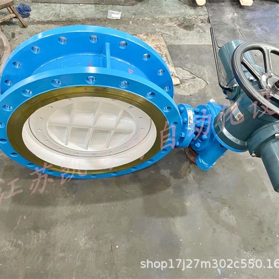 D943H-10C DN400电动硬密封法兰蝶阀 智能调节电动蝶阀4-20ma控制