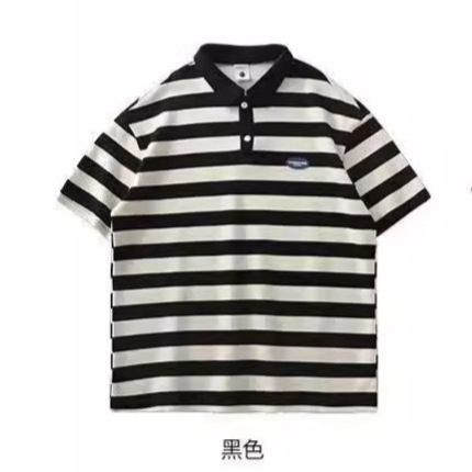 Tendencia 2024 solapa polo de manga corta camiseta de verano de marca de moda para hombres Versión coreana de la nueva camiseta de todo fósforo delgada