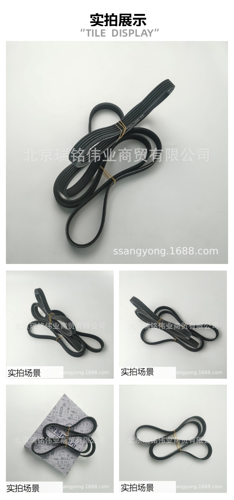 1739970192 Engine Belt 5PK1596 for SsangYong TIVOLI
