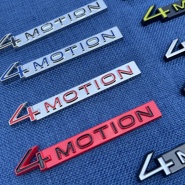 Suitable for Volkswagen Tayron X, tailgate four-wheel drive vehicle, displacement label sticker, metal car emblem, rear side decoration sticker