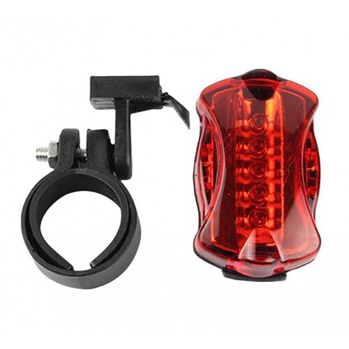 Mountain bike road bike bicycle tail light bicycle tail light butterfly tail light 5led tail light warning light