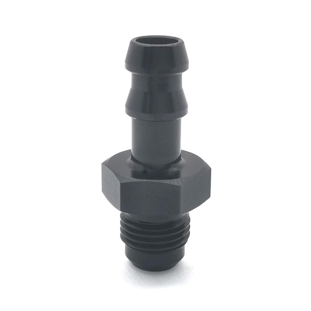 Conector de púa de manguera de combustible de aluminio para automóvil AN6 a 3/8, AN8 a 1/2 accesorios del regulador de presión de la bomba de combustible