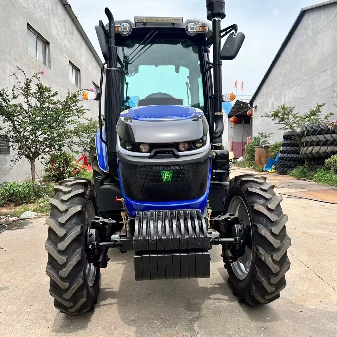 80马力四驱旋耕犁地机 农用90马力大桥四轮拖拉机 大马力耕地机