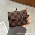 Brown Plaid with Hardware