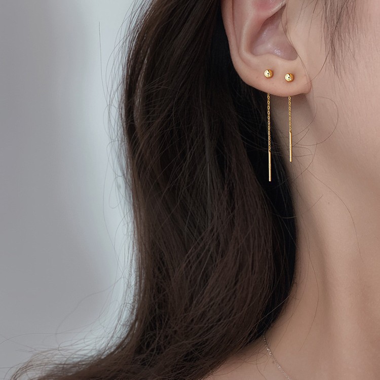 [Muxi] Ear Wire Feminine Ear Wire 2022 New Trendy Earrings Women's Ear Wire Short Design Small Earrings