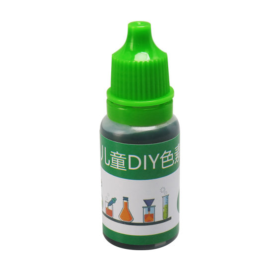 10ml children's scientific experiment pigment material diy handmade rubber colored mud slim Crystal mud color mixing pigment