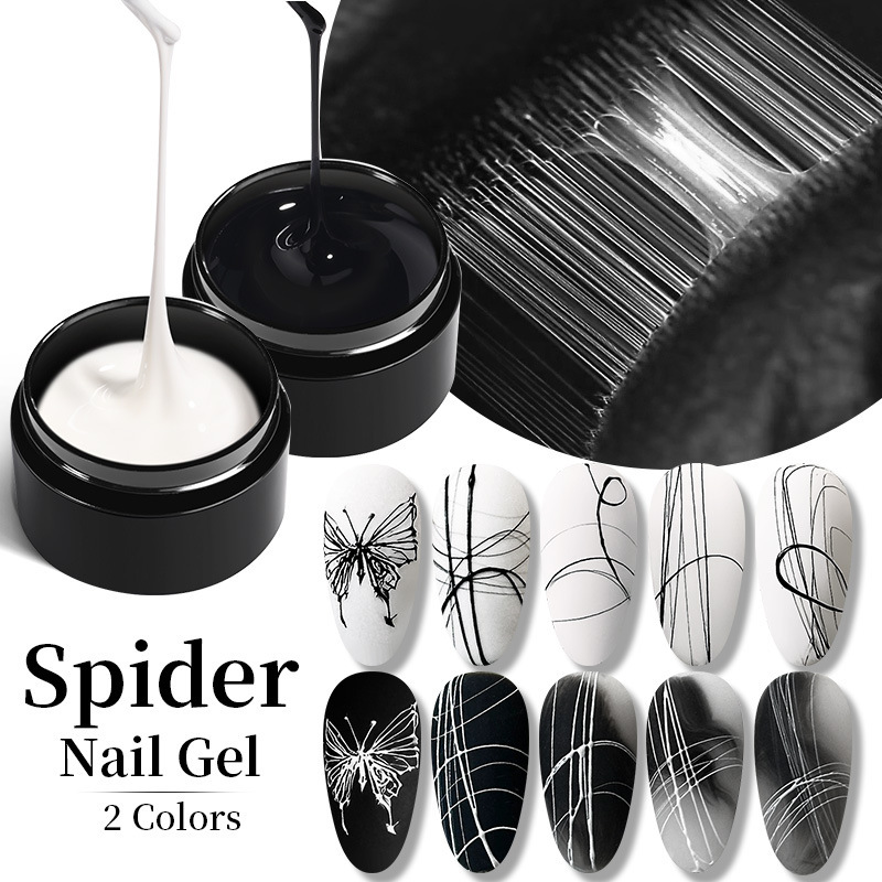Bornpretty Nail Art Elastic Painting Gel DIY Creative Line Drawing Flower Filling Gel Nail Phototherapy Gel