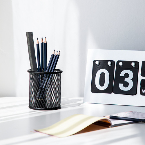 Deli 9172/9174 multifunctional pen holder office business student pen holder simple creative storage pen holder