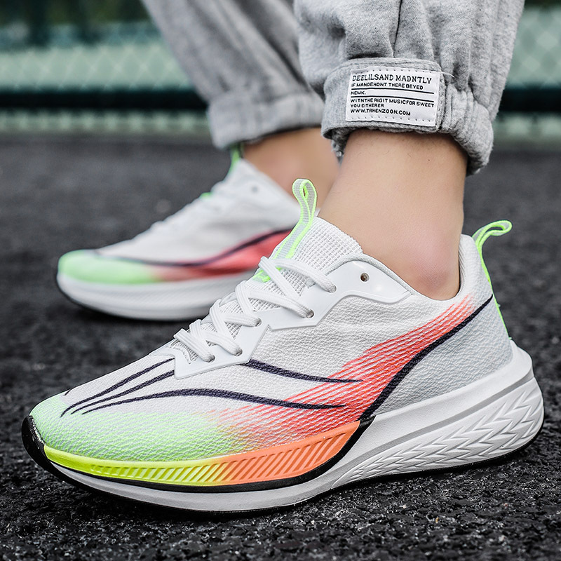 autumn lightweight breathable running sneakers for leisure