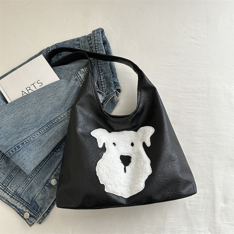 Otoño y invierno retro gran capacidad bolso de hombro de mujer 2024 nuevo estilo casual de moda simple bolso de hombro