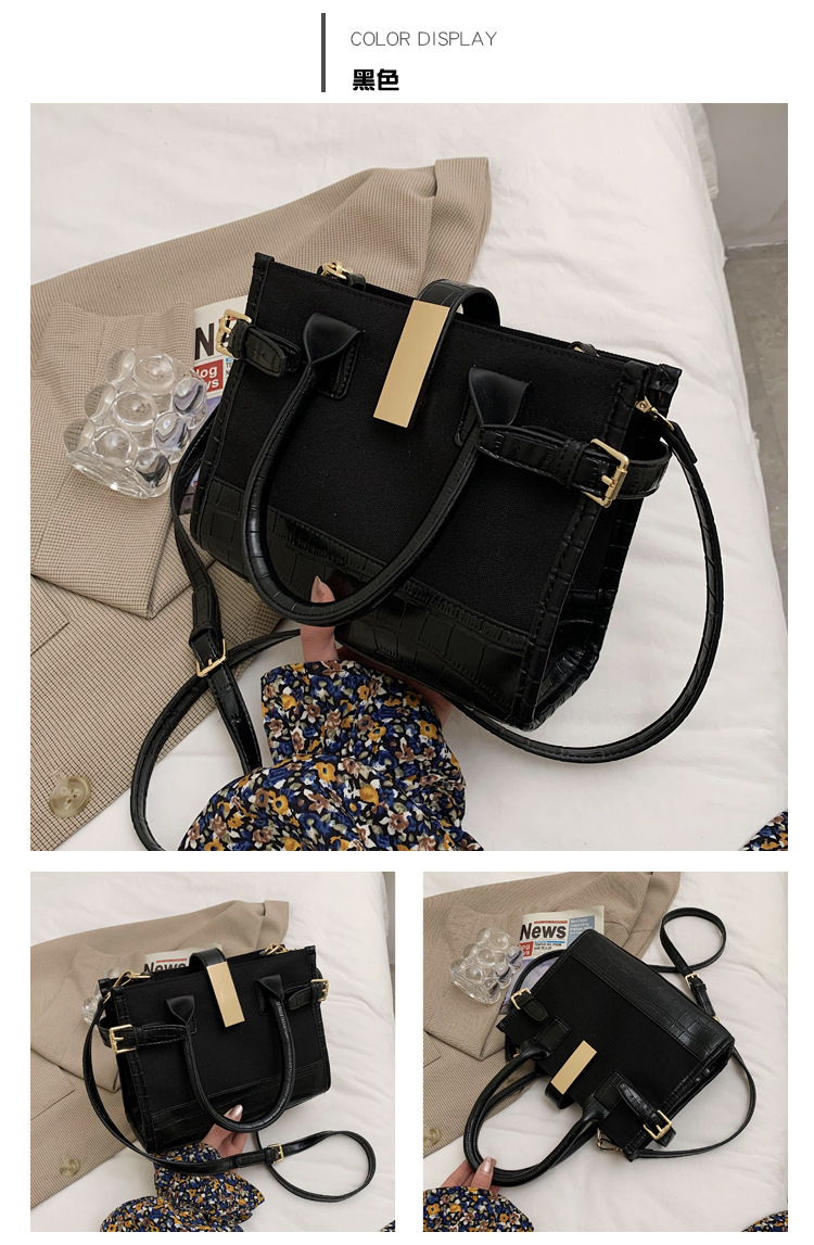 Fashion Shoulder Messenger Portable Bag display picture 11