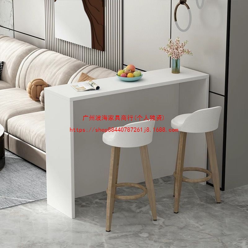 Home Bar Light Luxury Modern Minimalist Living Room Partition Wall High Table Long Table Dining Table Kitchen Sofa Table