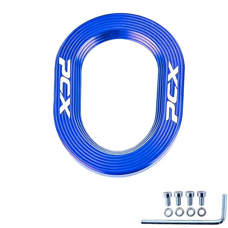 Suitable for Pcx160 Motorcycle Modified Exhaust Pipe Tail Cover Aluminum Alloy Exhaust Pipe Decorative Protective Cover Accessories