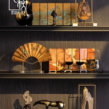 宋氏美学高级感复古陶瓷桌面摆件办公室茶室客厅样板房家居装饰品