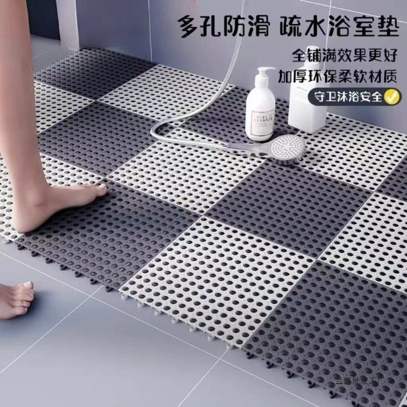 Нескользящий коврик для ванной комнаты, коврик для ванной комнаты, водонепроницаемый коврик для душа, бытовой коврик с вырезом для ванной комнаты, туалетный коврик для ног, напольный коврик