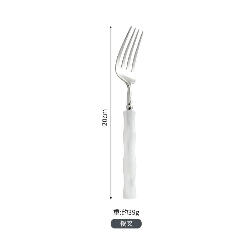 岛奇 Bamboo high quality acrylic tableware stainless steel