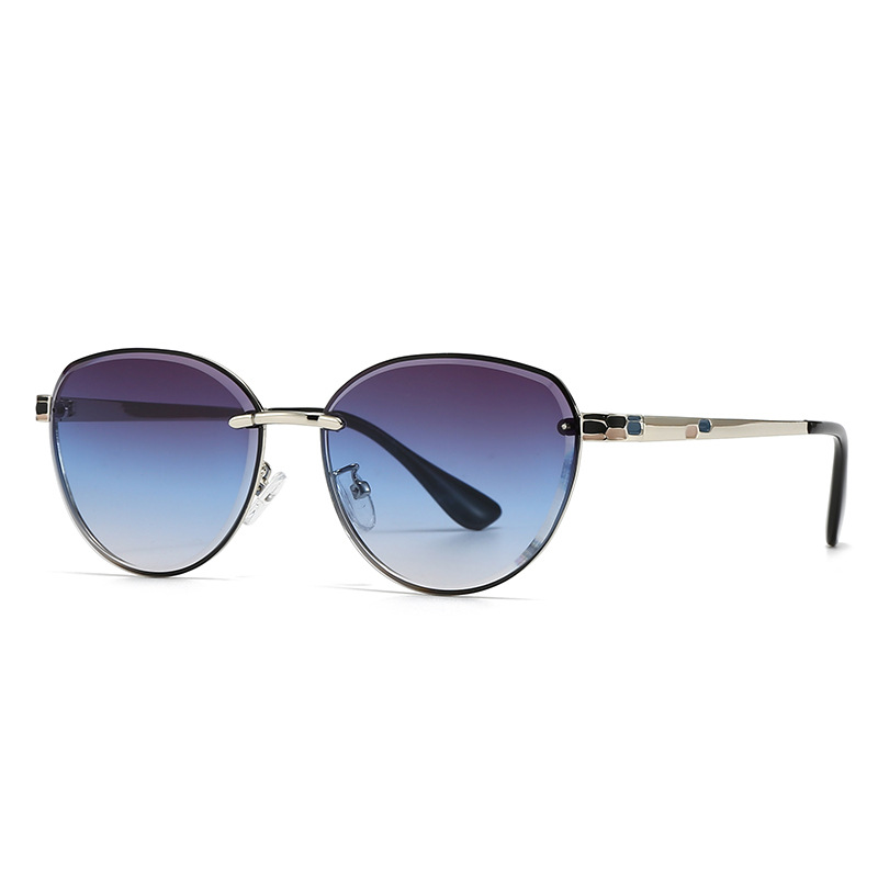European and American Modern Retro Narrow Sunglasses High-End Women's Ins Style Sunglasses Versatile Trendyy Sunglasses 2506_voghion.com
