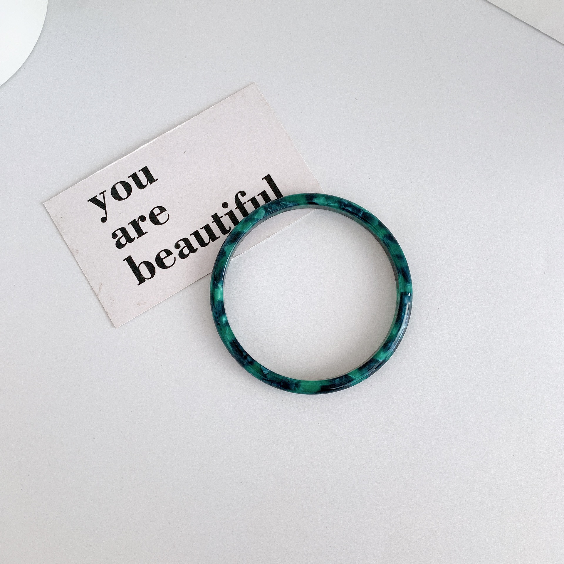 Aitong joyería elegante simple moda resina acetato pulsera para mujeres pulsera de moda personalizada para mujeres image 8
