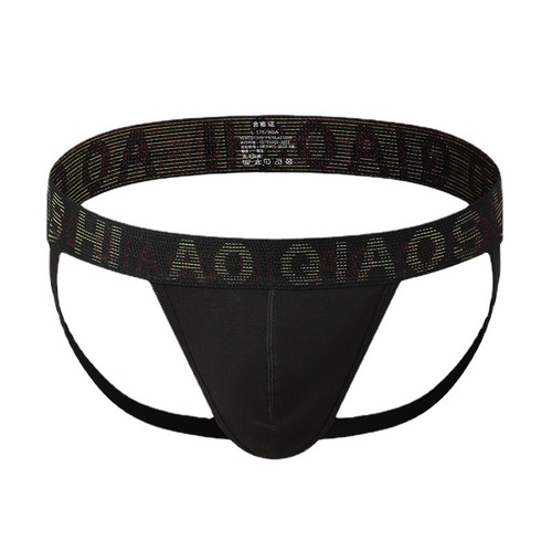 New European and American men's underwear, sexy low-waisted, sexy, butt-lifting, butt-lifting, elastic and color-changing cotton doublets