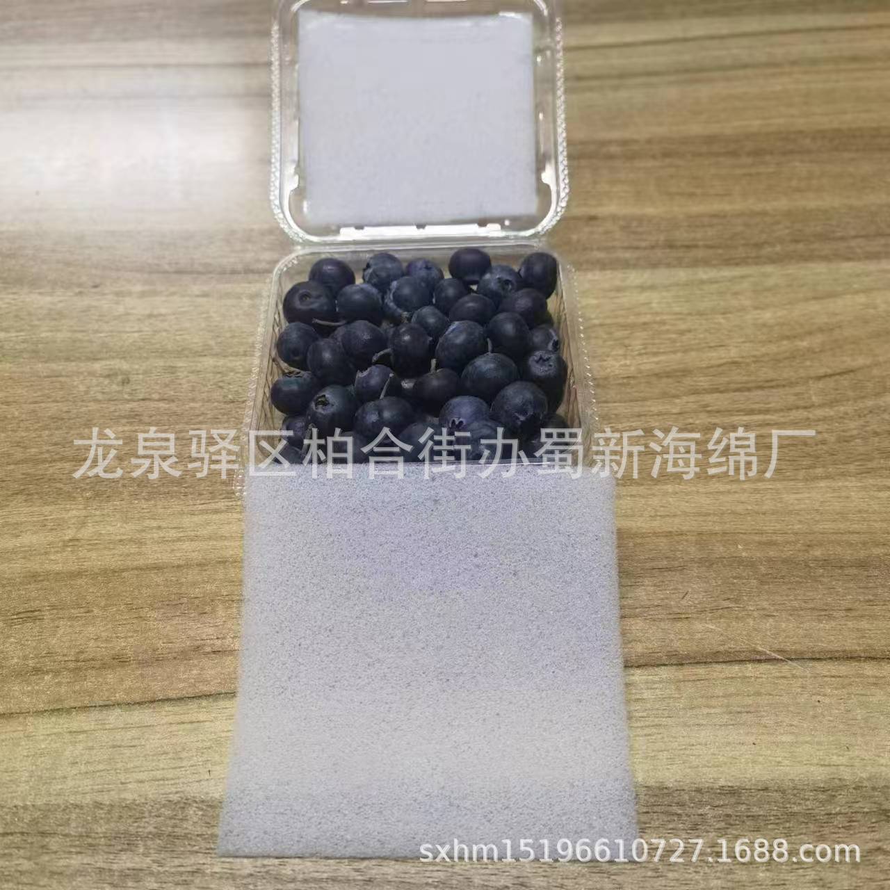 厂家供应白色草莓蓝莓桑葚阳光玫瑰车厘子水果吸水透气海绵垫片