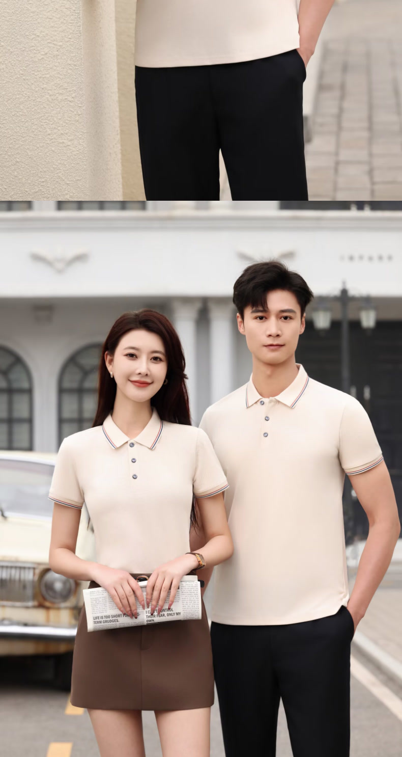 Classic Men's Polo Shirt – Relaxed Fit Short-Sleeve Cotton T-Shirt, Versatile Casual & Semi-Formal Top For Everyday Wear​_viptrois.com