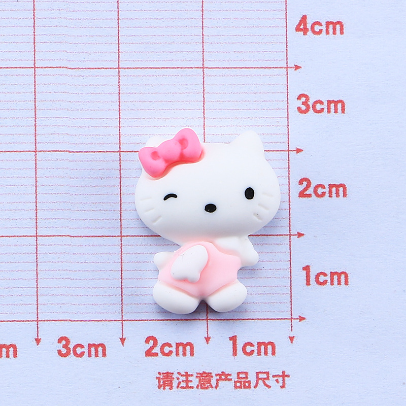 Carácter animal de dibujos animados tarjeta grande lindo DIY crema pegamento teléfono caso anillo de pelo tocado horquilla resina accesorios al por mayor