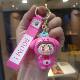 Cartoon Cross-Dressing Labubu Keychain Little Sheep Stereo Silicone Doll Gift Car Bag Key Chain Pendant
